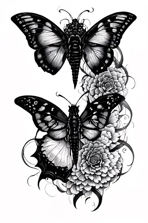 metamorphosis tattoo design idea