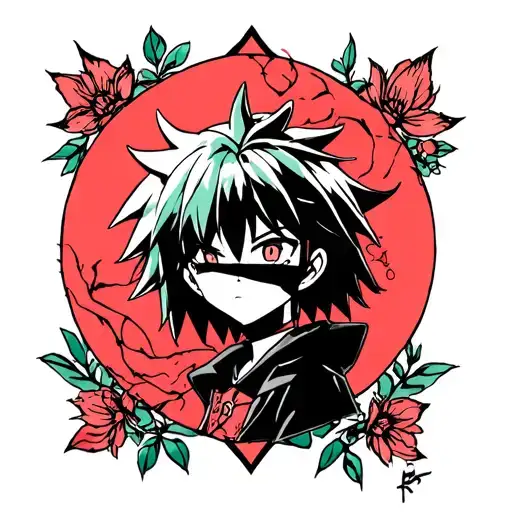 small tattoo design inspired by hunterxhunter tattoo design idea