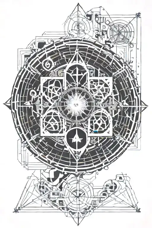 as above so below, venice, london, rome tattoo design idea