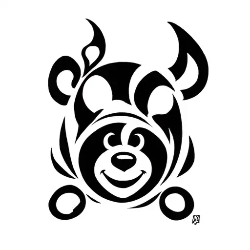 Pooh tattoo design idea