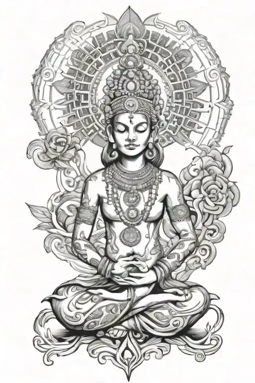 Kundalini tattoo design idea