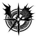 berserk guts anime berserk symbol tattoo design idea