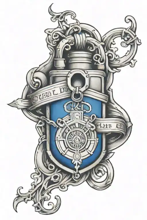blue lock inspired football tattoo tattoo design idea