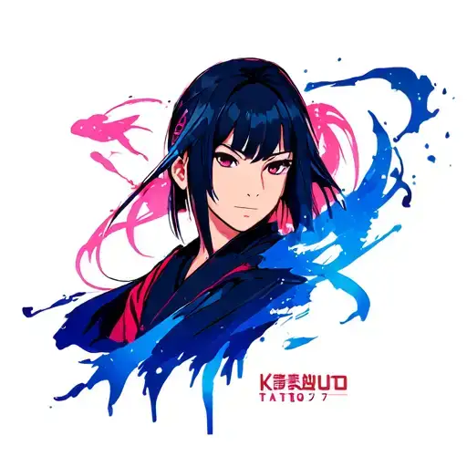 konan akatsuki tattoo design idea