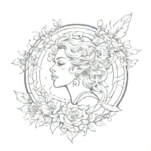 Fiorella, dreamer, love, freedom tattoo design idea