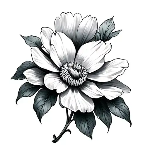 Anemone tattoo design idea