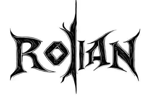 "ROHAN" tattoo design idea