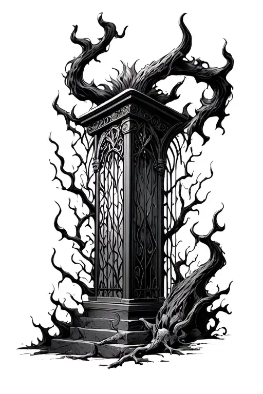 Gates Of Hell tattoo design idea