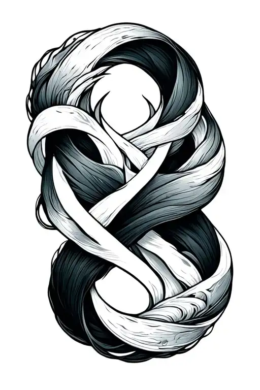 nordic addiction recovery meaning of hope intertwined tattoo design idea