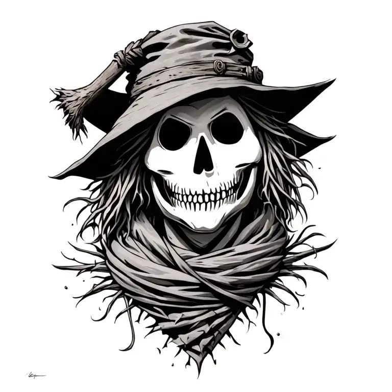scarecrow tattoo design idea