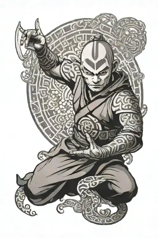 Last airbender / legend tattoo design idea