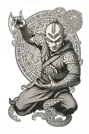 Last airbender / legend tattoo design idea