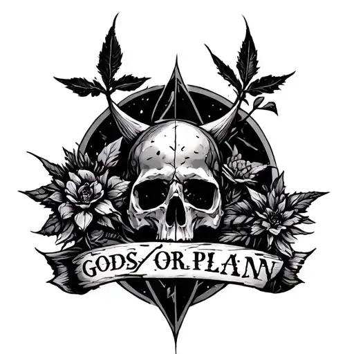 gods plan for survival tattoo  tattoo design idea
