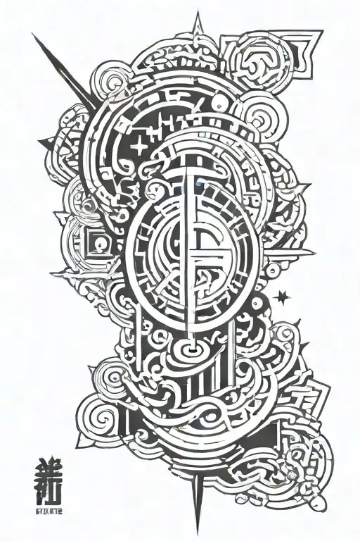 Fortune helps the brave. tattoo design idea