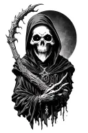 grim reaper tattoo design idea
