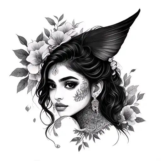 Shivani tattoo design idea