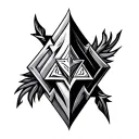 valknut symbol tattoo design idea