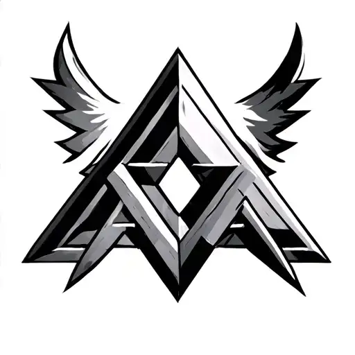 valknut symbol tattoo design idea
