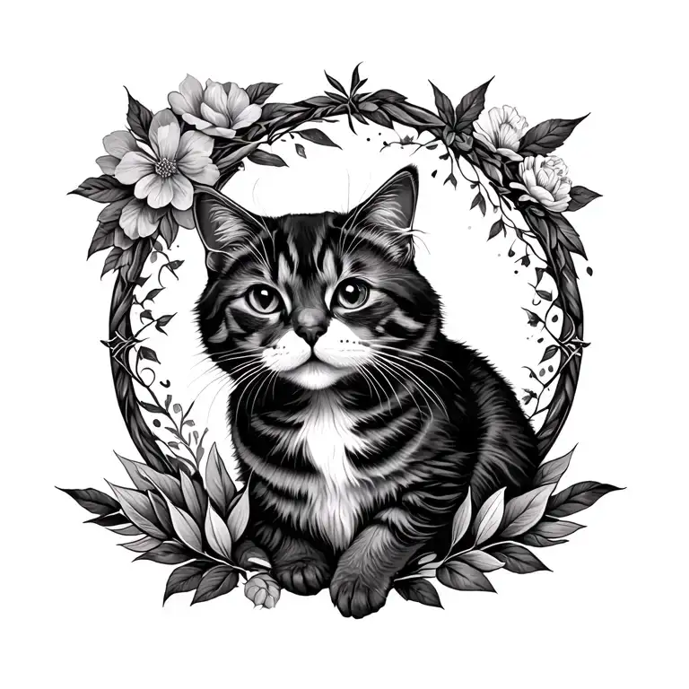 true love, peace, happiness ,emotional mental and physical well being, success, growth, freedom, cat love, attractivenes tattoo design idea