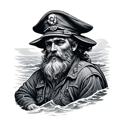 Seafarer tattoo design idea