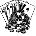 Gambling tattoo design idea