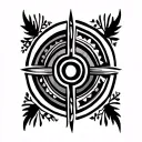 Mapuche symbols tattoo design idea