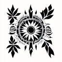 Mapuche symbols tattoo design idea