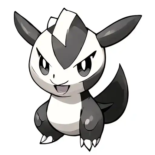 cool mega ampharos pokemon tattoo design idea