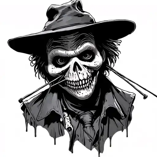 nightmare on elm street 3 puppet master with strings tattoo design idea