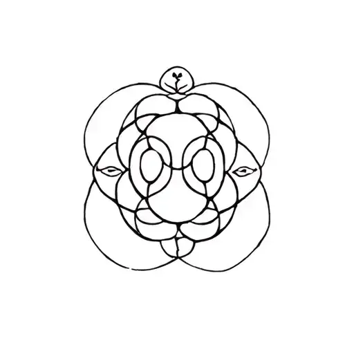 Buddhist symbol tattoo design idea