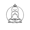 Buddhist symbol tattoo design idea