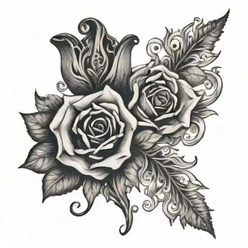 Soulmate tattoo design idea