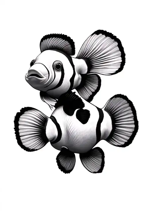 Matching Clownfish, tattoos with best friend tattoo tattoo design idea