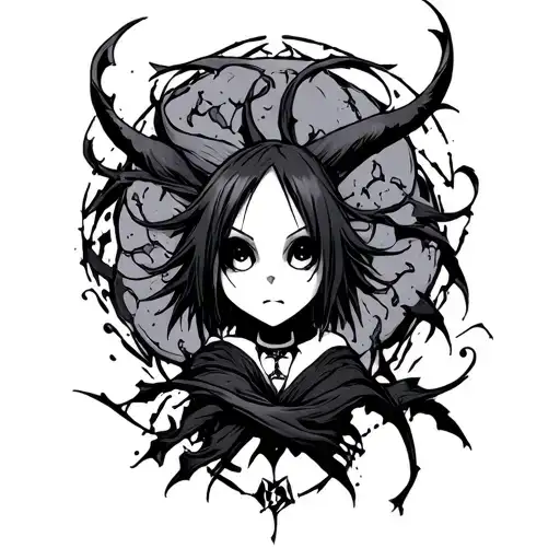 soul eater anime hand tat tattoo design idea