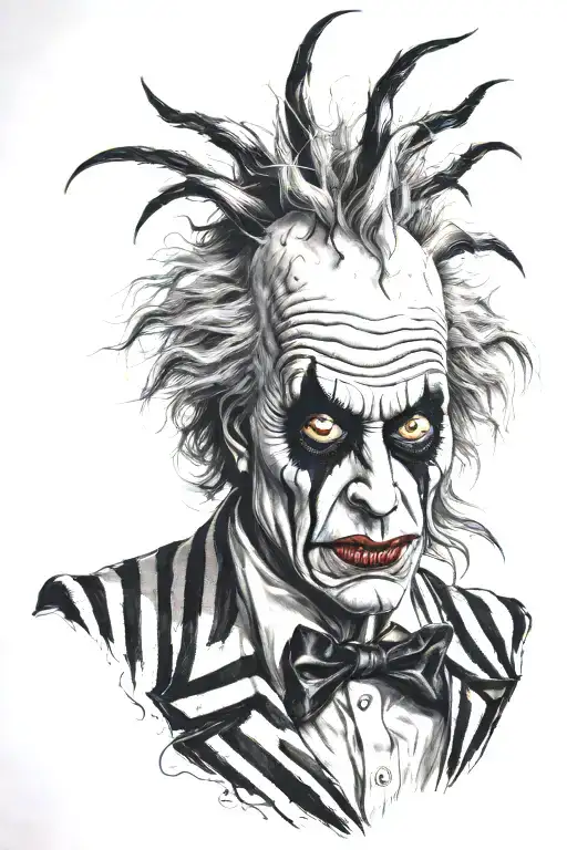 beetlejuice  tattoo design idea