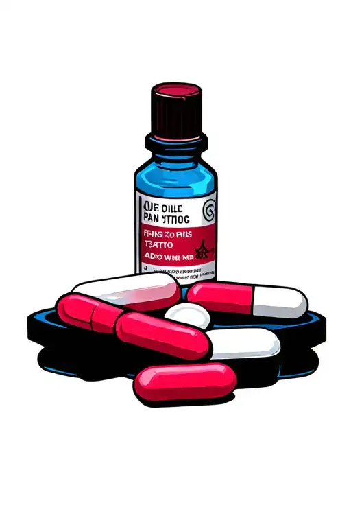 addiction from pain pills tattoo for women tattoo design idea