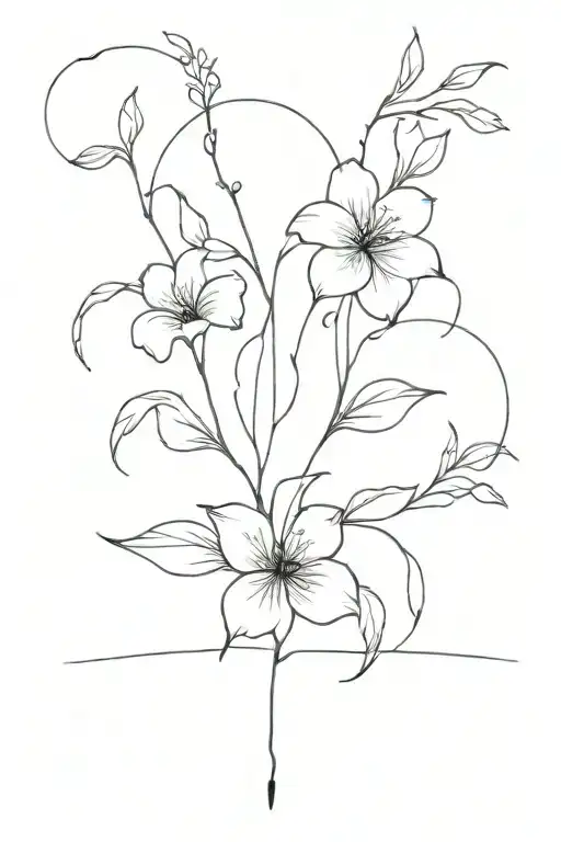 blood sweat and tears in korean tattoo design idea