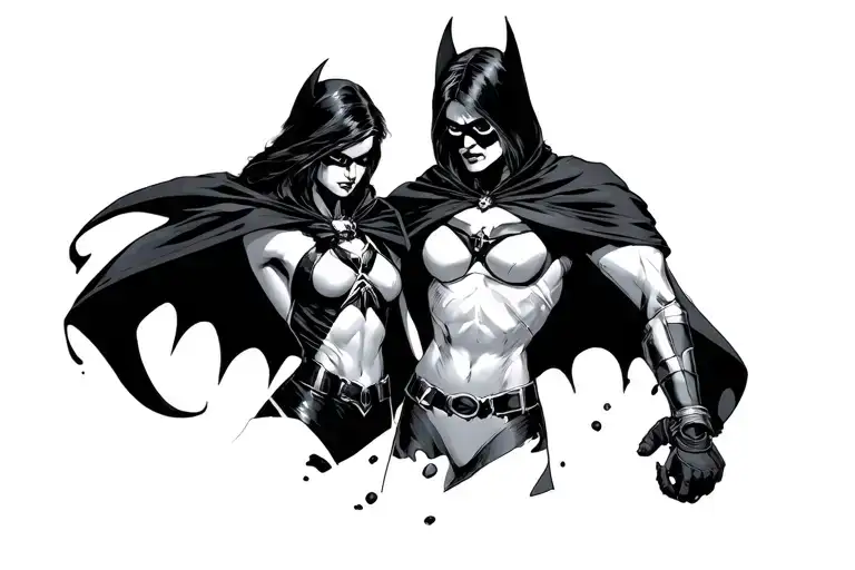 Marvel Comics Cloak & Dagger tattoo design idea