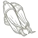 two tamales drinking beers tattoo design idea