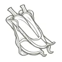 two tamales drinking beers tattoo design idea