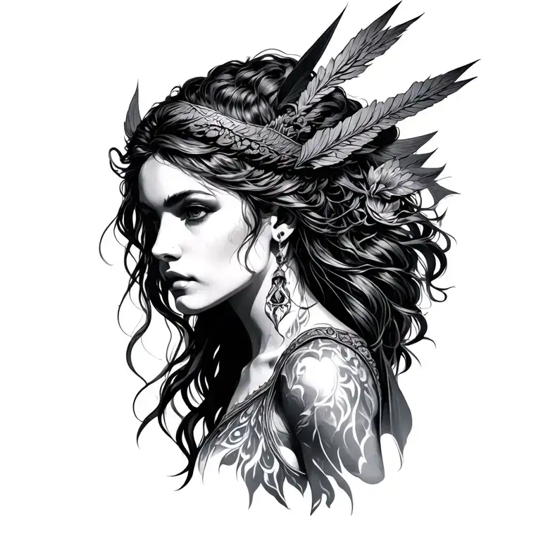 INTRACTTE BOUDICA tattoo design idea