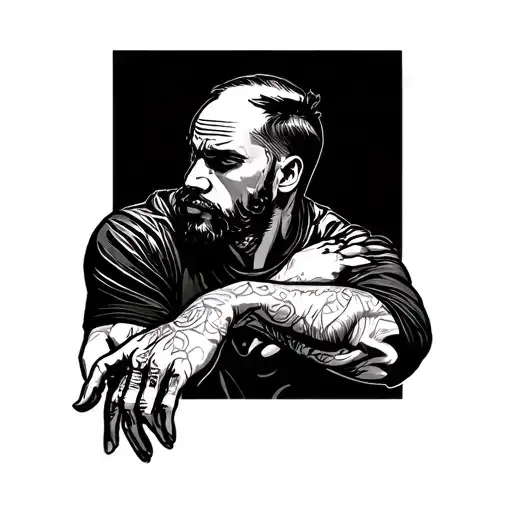 I want a small size tattoo on my forearm/part of my hand which is visual. so to look cool and smart for men. tattoo design idea