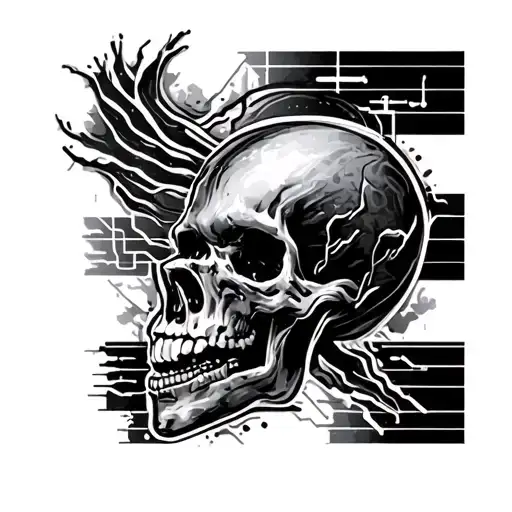 Electro cardio graph tattoo design idea