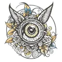Zach Bryan heavy eyes tattoo design idea