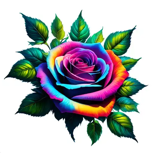 rosette tattoo design idea