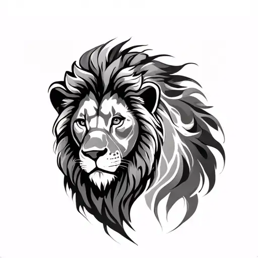 lion aslan tattoo design idea
