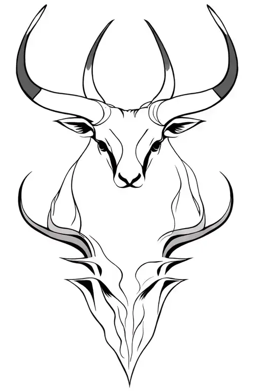 Taurus and virgo zodiac sign tattoo design idea