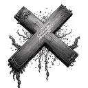 cross lyrics from call your mom Noah kahan inspired tattoo based tattoo design idea