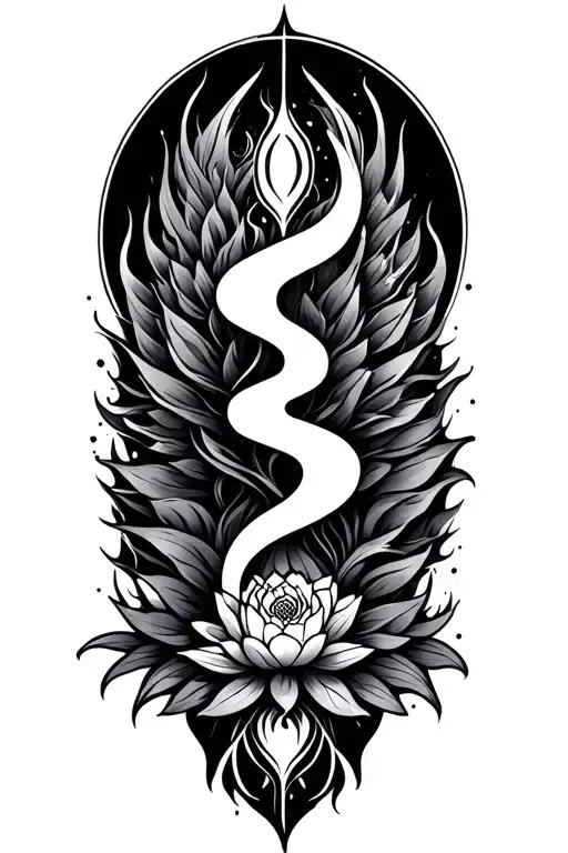 serenity courage wisdom tattoo design idea