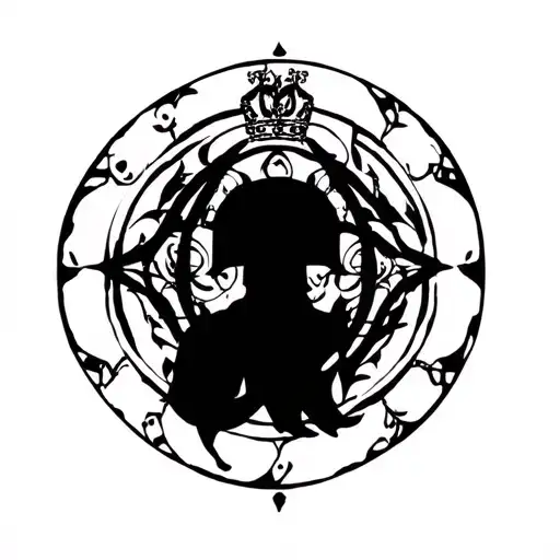 trinacria symbol tattoo design idea